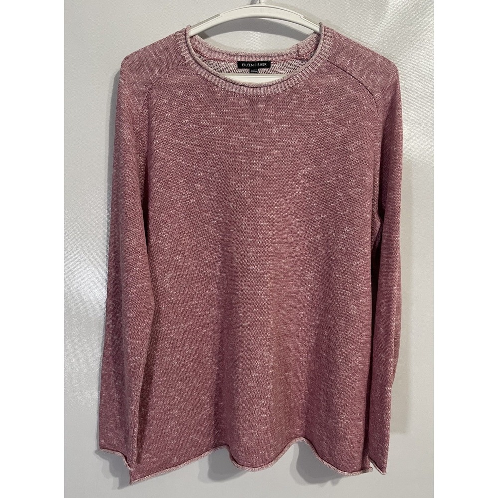 Eileen Fisher XS Organic Cotton Linen Slub Top Oversized Minimalist Capsule